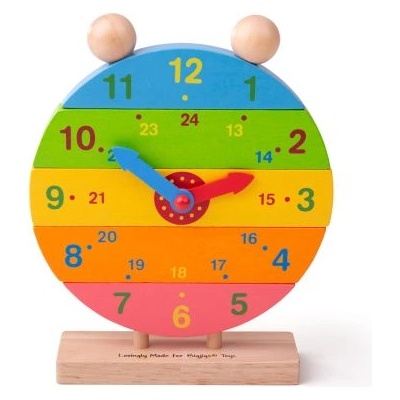 Bigjigs Toys - Сглобяем дървен часовник (BJ659)