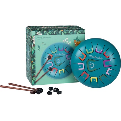 Moulin Roty Детски музикален инструмент Moulin Roty Dans La Jungle - Стоманен барабан (668428)