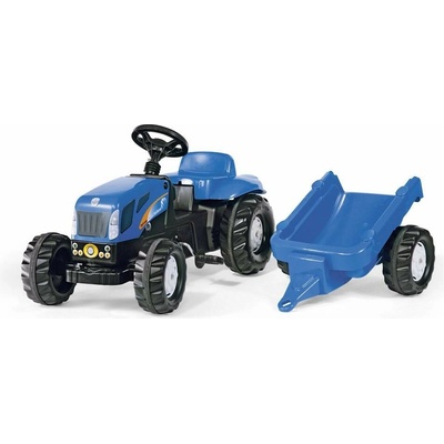 Rolly Toys Šľapací traktor New Holland T 7550 + vlečka