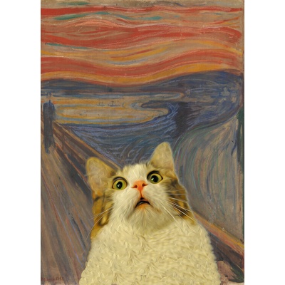 Plagát, Obraz - The Meow 02, Artelele, 30 × 40 cm