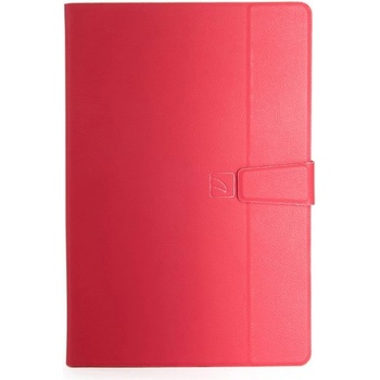 Tucano Калъф /тип бележник/ за таблет Tucano TAB-P10-R, до 10" (25.4cm), вътрешно гумирано покритие, червен (TAB-P10-R)