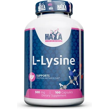 Haya Labs Аминокиселина HAYA LABS L-Lysine 500mg, 100 Vcaps