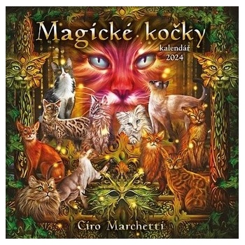 Magické kočky nástěnný Ciro Marchetti 2024