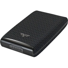 Tru Virtu Credit Card Case Razor Fan Leather diagonal carbon black