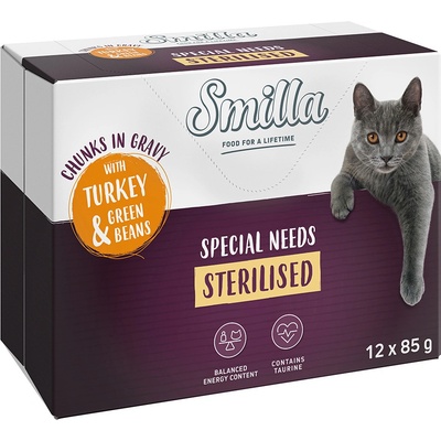 Smilla Sterilised morčacie so zelenými fazuľkami 24 x 85 g