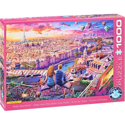 EUROGRAPHICS Пъзел Eurographics от 1000 части - Парижки покриви (60005886)