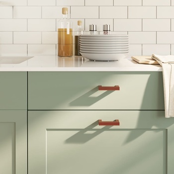 Image 1 of vidaXL Дръжки за шкафове, 20 бр, бронз, 64 мм, неръждаема стомана (3203659)