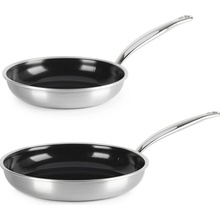 GreenPan Premiere sada 2 nerezových pánví s keramickým povrchem 20 + 28 cm CC005002-001