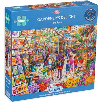 Gibsons Пъзел Gibsons от 1000 части - Магазин за цветя (G6305)