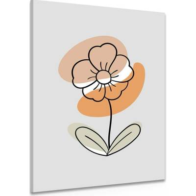 Obraz minimalistický květ No4 - 40x60