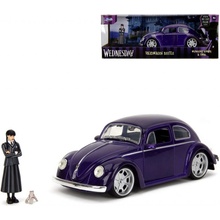Jada Wednesday auto 1972 VW Beetle a figurka Wednesday 1:24