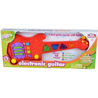 RedBox Dětská elektronická kytara 48 cm světlo zvuk