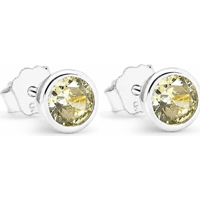 Rafity stříbrné s chrysolitem E0025PZ-03