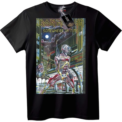 NOONEBRAND Тениска Iron Maiden Somewhere in Time - S, Black