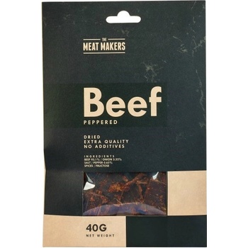 Meat Makers Beef Jerky sušené hovězí maso pepř 40g