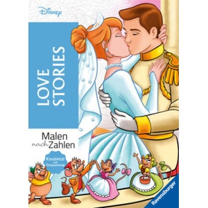 Malen nach Zahlen Disney: Love Stories - Malbuch für Erwachsene | Rina Gregor (ISBN: 9783473498314)