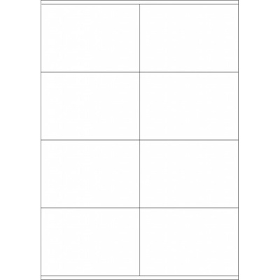 Print etikety 105x72mm biele