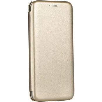 Image 1 of Forcell Кожен Калъф за Huawei P40 Lite E, Forcell Elegance Book Case, Златист (5903396057458)