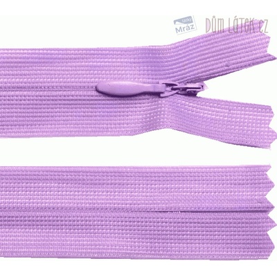 Zips skrytý nedeliteľný, dĺžka 18 cm