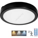 Kobi Led Плафон за баня със сензор nairos led/24w/230v ip65 черен + д. у (kb0424)