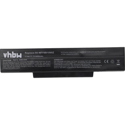 VHBW Батерия за Asus A9 / F2 / F3 / F7 / X70 / Z9, 4400 mAh (800106005)