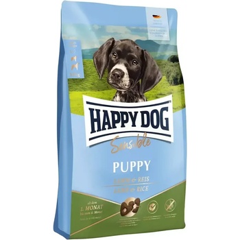 Happy Dog Sensitive Puppy Lamm & Rice - с агнешко месо за кученца от 1 до 6 месеца 4kg