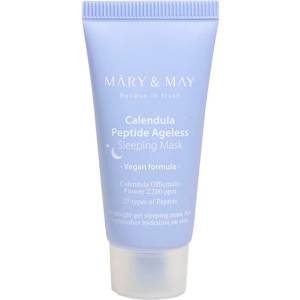 Mary&May Calendula Peptide Ageless Sleeping Mask MINI - Анти-ейдж нощна маска с невен MINI 30г