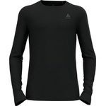 Odlo Мъжко мериносово термобельо Odlo Baselayer Top Crew Neck L/S Merino 200 Merino base layer - Black (015-1838-0111)
