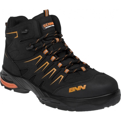 Bennon Orlando XTR NM S3 High obuv černé-oranžové – Zboží Dáma