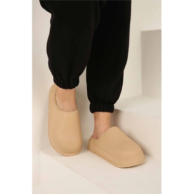 Base Дамски домашни чехли - Бежови #321693 (321693_Бежов)