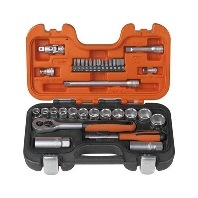 Bahco Sada nástrčných klíčů 1/4"+3/8", 34-kusů - BA-S330