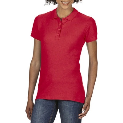 Gildan Dámska polokošeľa G64800L Red