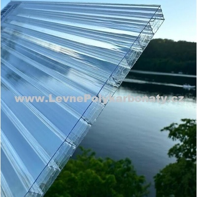 Exolon Dutinkový polykarbonát 10 mm 1UV 6M/10 2,1 m x 4 m 8,4 m² čirá 1 ks