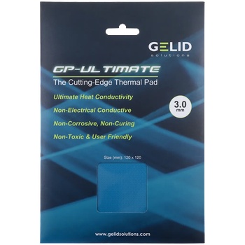 GELID Solutions GELID GP-ULTIMATE 120×120 THERMAL PAD, Single Pack (1pc included): 3 mm (TP-GP04-S-E)
