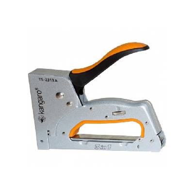 Такер Kangaro TS2313A, работи с три вида консумативи: телчета, пирони и пирони без глава, сребрист (OK20974)