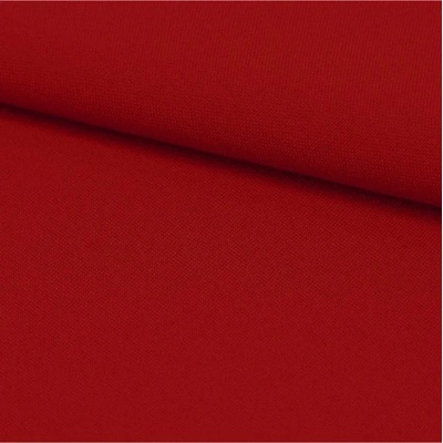 Mondo Italia Jednofarebná látka Panama stretch MIG12 červená Červená Vzorka látky (10x10 cm +/-1 cm)