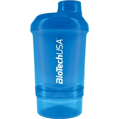 BiotechUSA Šejkr Wave + nano 300ml - modrý