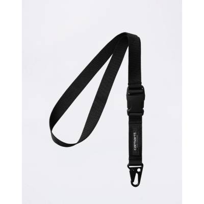 Šňůrka na krk Carhartt WIP Click Keychain Black