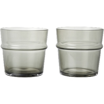 Ferm Living Boya Low чаши, 300 ml, опушено стъкло, 2 бр (1104272028)