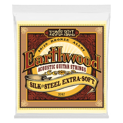 Ernie Ball 2047 Earthwood Silk & Steel Струни за акустична китара (P02047)