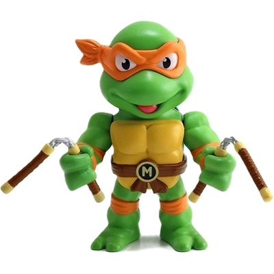 Jada Toys Метална фигурка Jada Toys - TMNT, Michelangelo с нунчаку, 10 cm (9331848314R00)