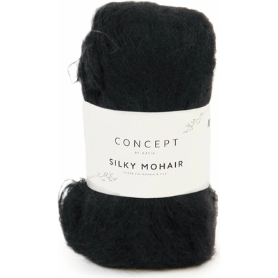 SILKY MOHAIR Katia Farby SILKY MOHAIR: 106 čierna