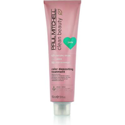 Paul Mitchell Clean Beauty Color Protect Color Depositing Treatment Маска за коса за жени 150 ml цвят Jade
