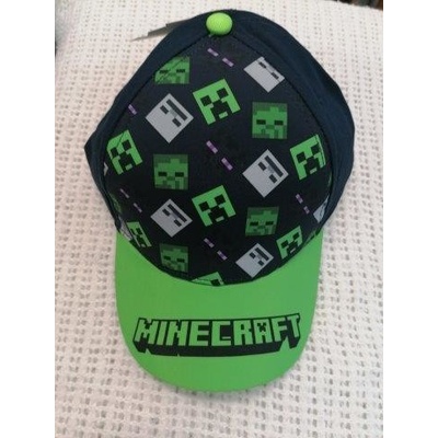 Kšiltovka Minecraft Creeper zelená
