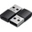 Satechi Алуминиев USB-A към USB-C адаптер 2 бр. от Satechi - Space Black (ST-A2TAUCC)