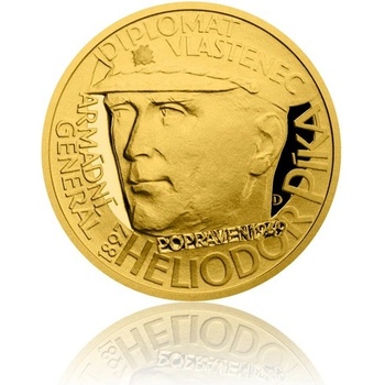 Česká mincovna Dukát Národní hrdinové Heliodor Píka proof 3,49 g