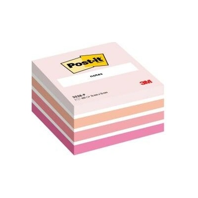 POST-IT Bloček kocka Post-it 76x76 ružová (MM202811)