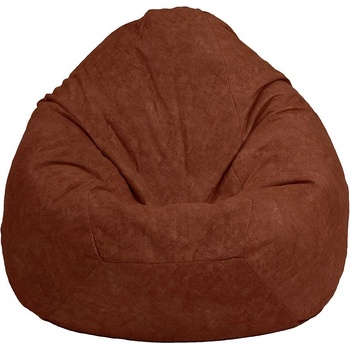 Image 1 of PUFRELAX Пуф, круша, 520л. , Nirvana Gigant - Terra, Перящ се калъф, Пълнеж от Полистиролни перли, Гама Premium, 8934 (PUF-G-NGG-PT-TER)