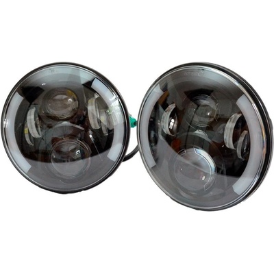 Súprava 7" LED svetlometov, Jeep Wrangler JK, TJ, CJ's, serie 8000