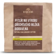 Vitalvibe Pytlík na výrobu ořechového mléka biobavlna